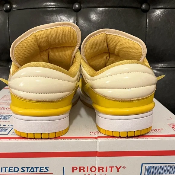 Women’s Nike Dunk Low Twist “Vivid Sulfur / Coconut Milk” Sz 11 - Picture 3 of 7